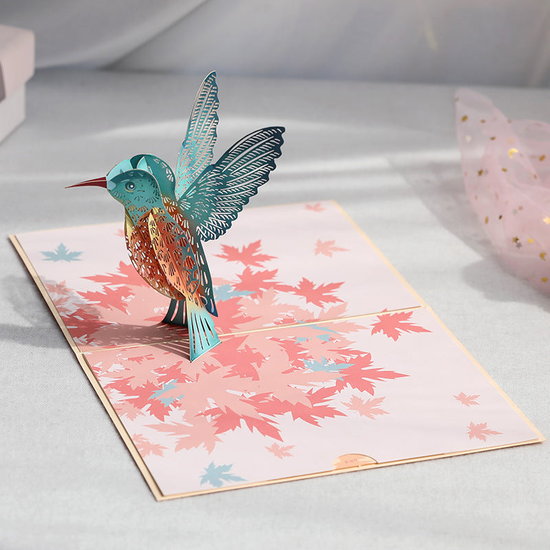 Hummingbird Pop Up Card - 5 Styles