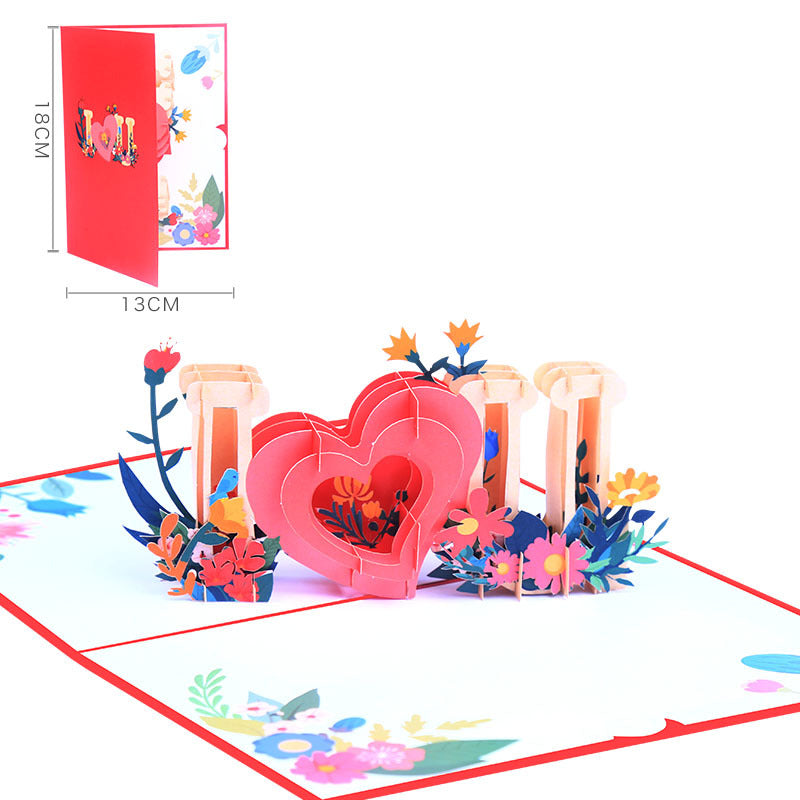 I Love You Pop Up Card | Valentines Day | 3D Card | Wedding Gift