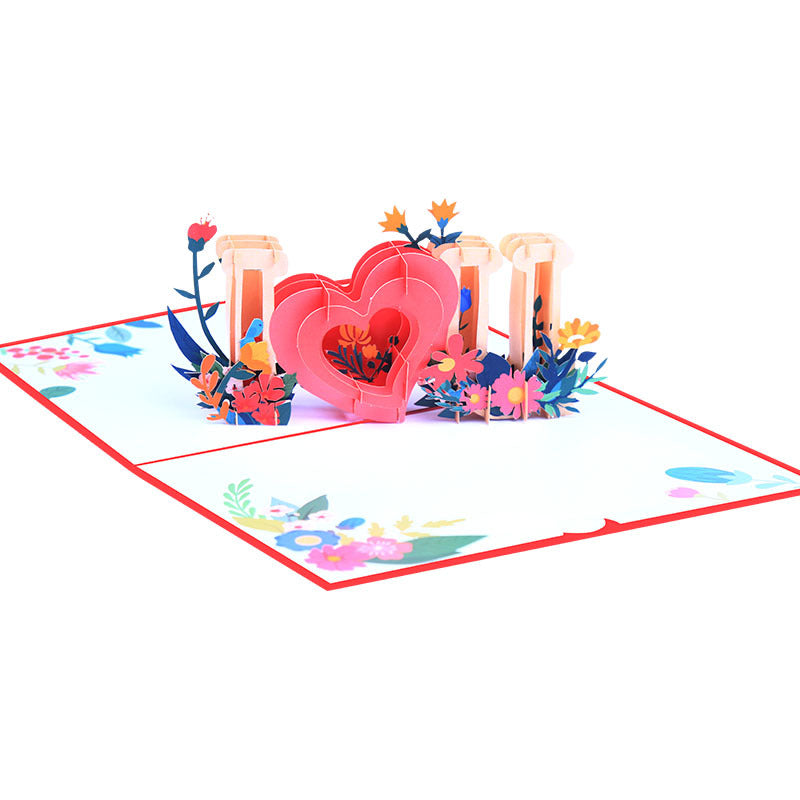 I Love You Pop Up Card | Valentines Day | 3D Card | Wedding Gift