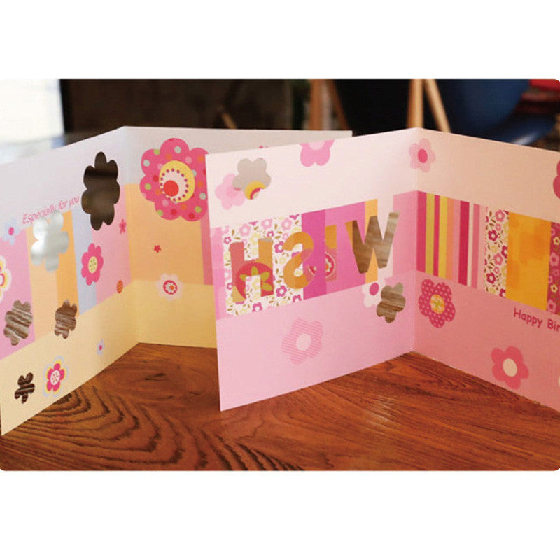 Assorted Greeting Cards Set - 11 Square Cards