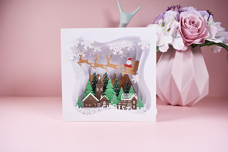 Christmas Tunnel Card | Pop Up Card | 3D Card