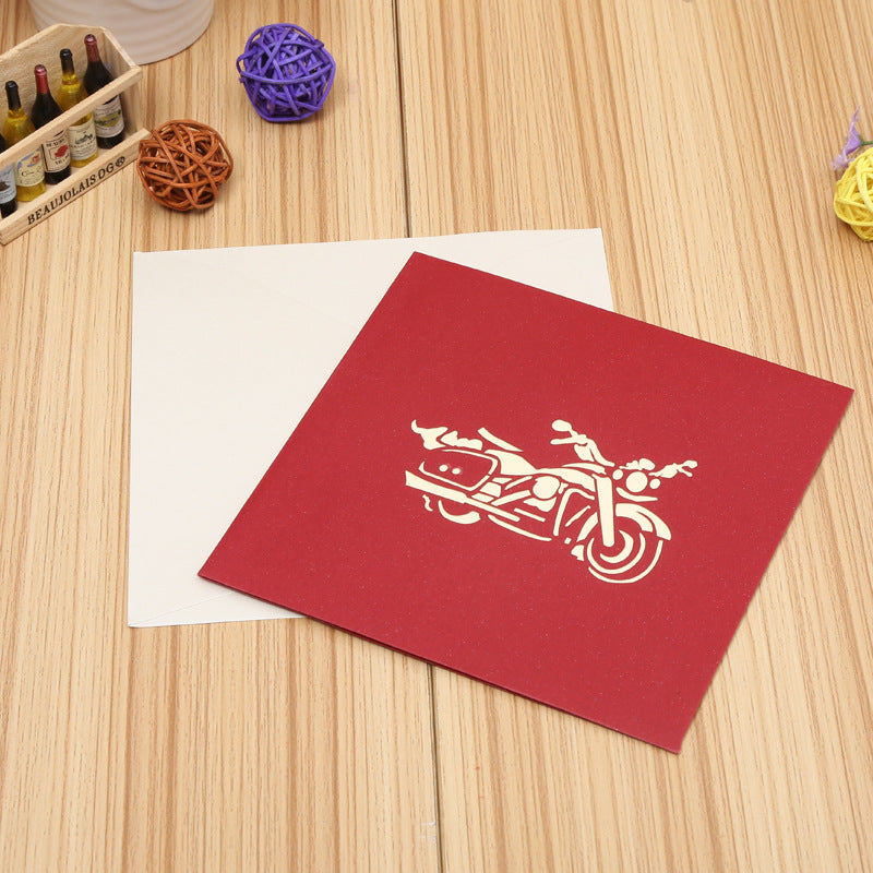 Motorbike Pop Up Card