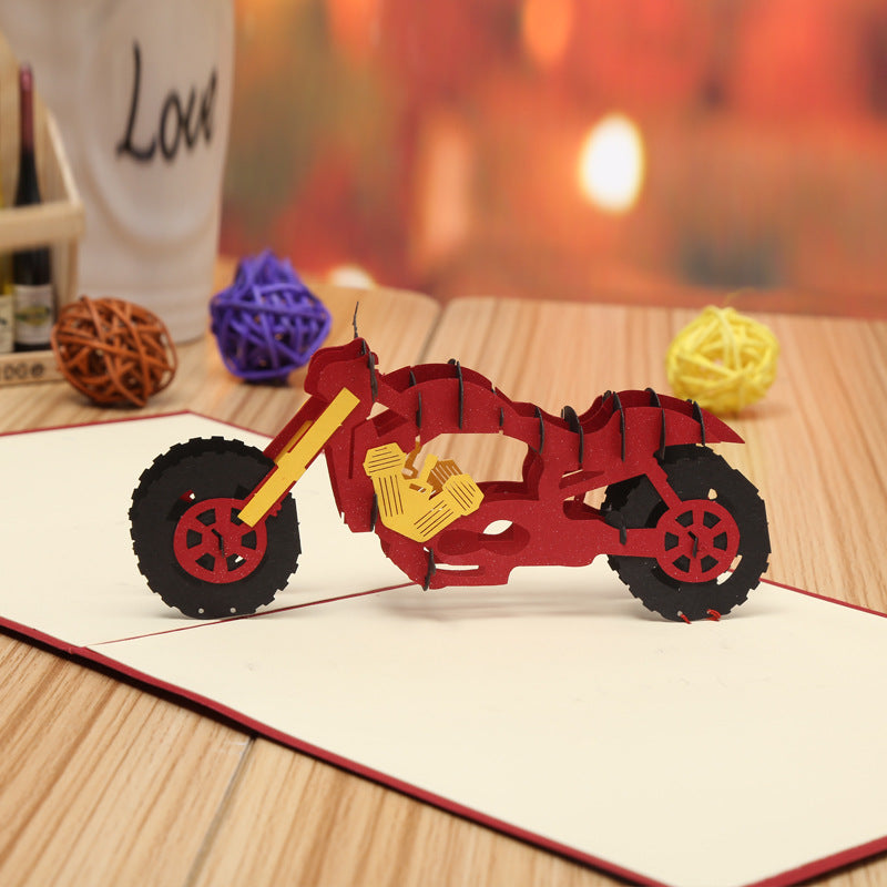 Motorbike Pop Up Card