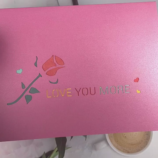 Love You More Romantic 3D Pop Up Card