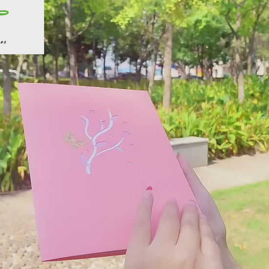 Magic Flowers Pop Up Card | 3 Colours | 3D Card