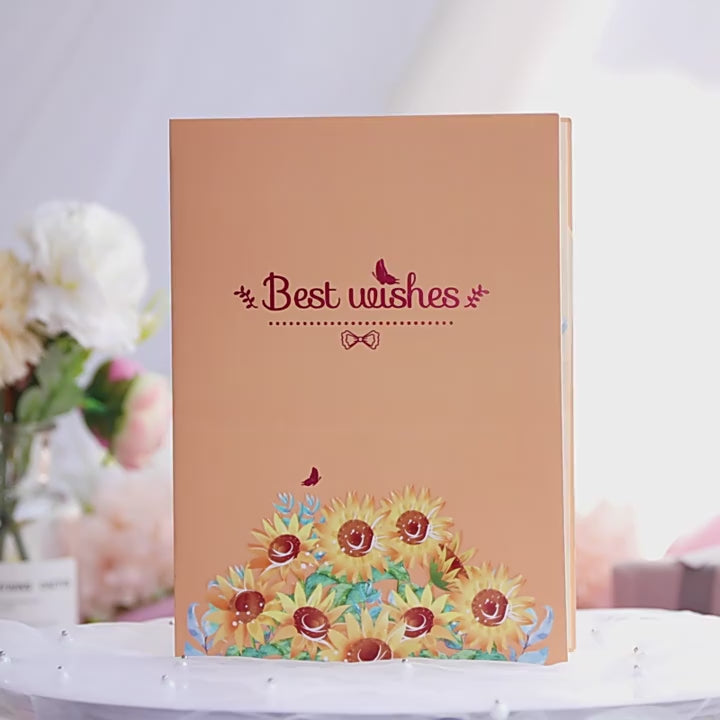 Flower Bouquet Pop Up Card - 3 Styles