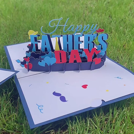 Fathers Day Pop Up Card | Happy Fathers Day | Card for Dad | 3D Card | Greeting Card