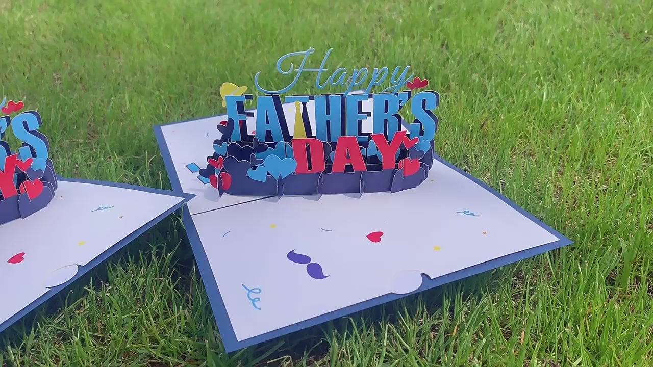 Fathers Day Pop Up Card | Happy Fathers Day | Card for Dad | 3D Card | Greeting Card