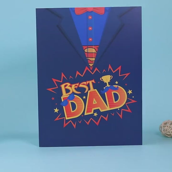 Fathers Day Pop Up Card | Dad | Card for Dad | 3D Card | Greeting Card