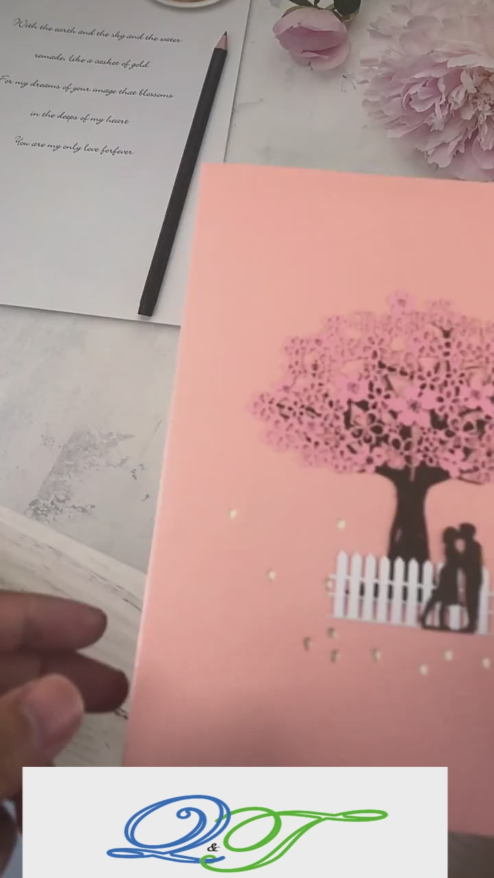 Cherry Blossom Pop Up Card | 3 Styles