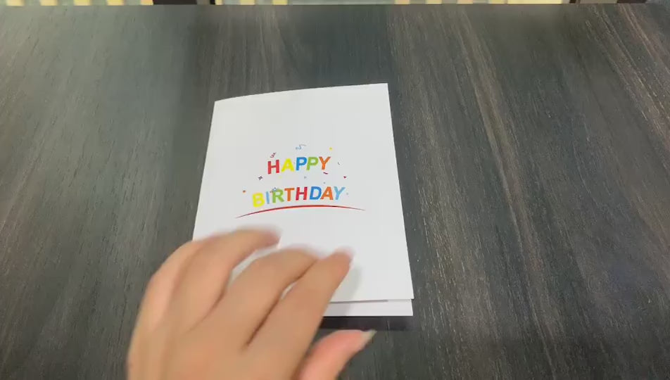 Happy Birthday Pop Up Card