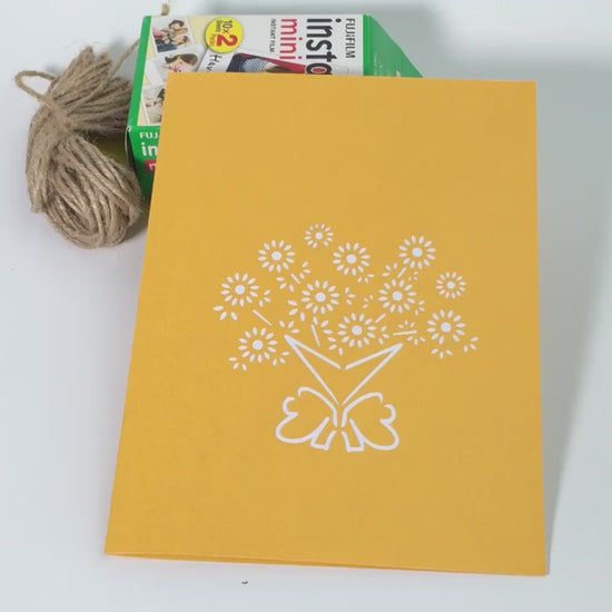 Sunflower Bouquet Pop Up Card - 2 Styles