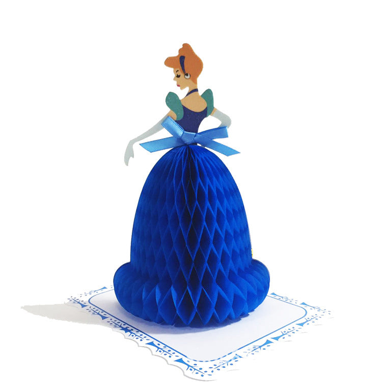 Princess 3D Cards - Aurora, Snow White, Rapunzel, Cinderella | Pop Up Card | Birthday Gift | Greeting Card