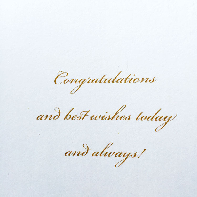 Champagne Glasses Congratulation Card