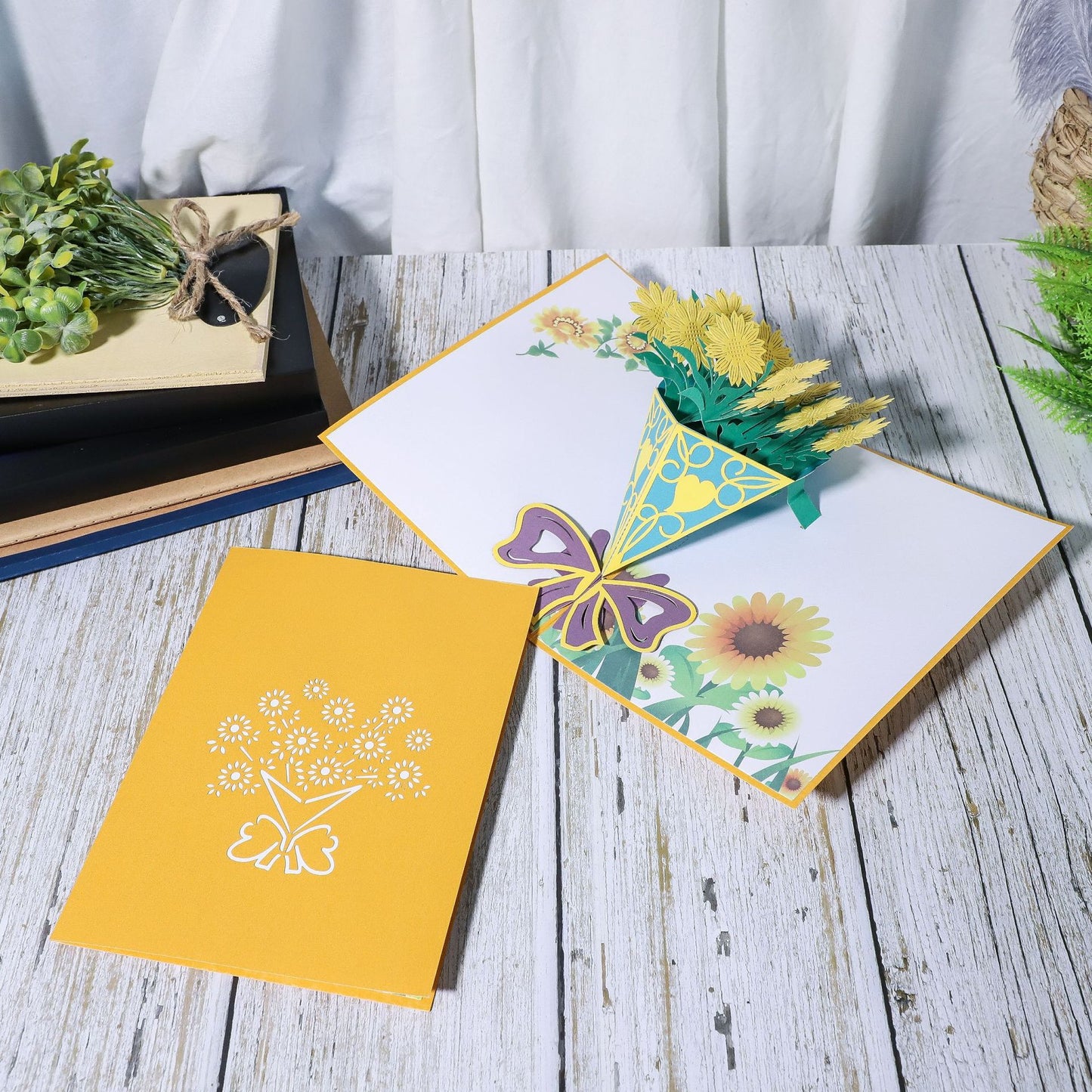 Sunflower Bouquet Pop Up Card - 2 Styles