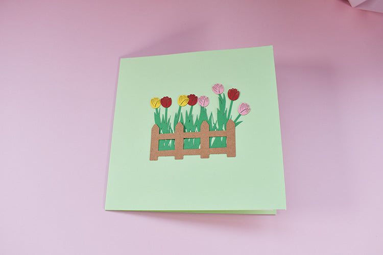 Tulips Pop Up Card