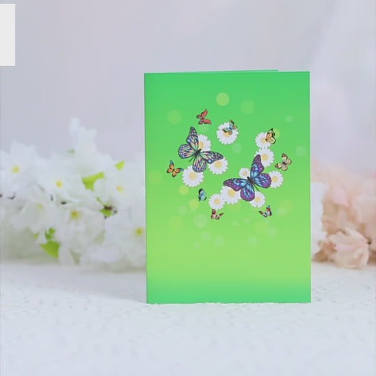 Butterflies in the Garden Pop Up CardButterflies in the Garden Pop Up Card