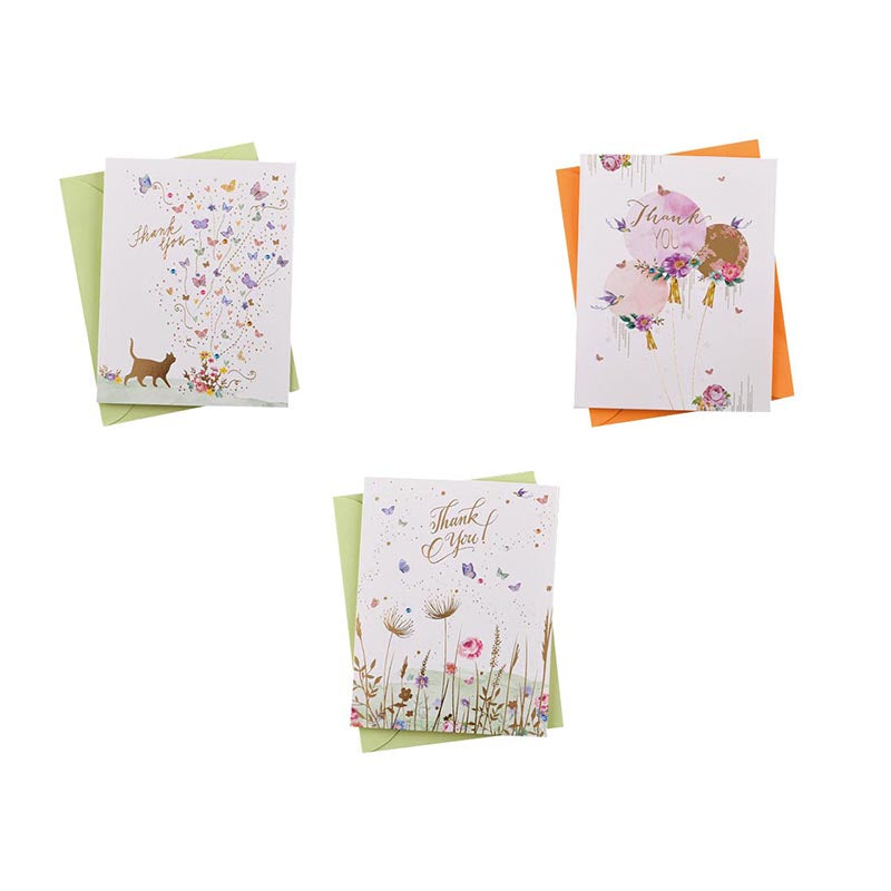 Thank You Cards - Butterfly Series - Set of 3