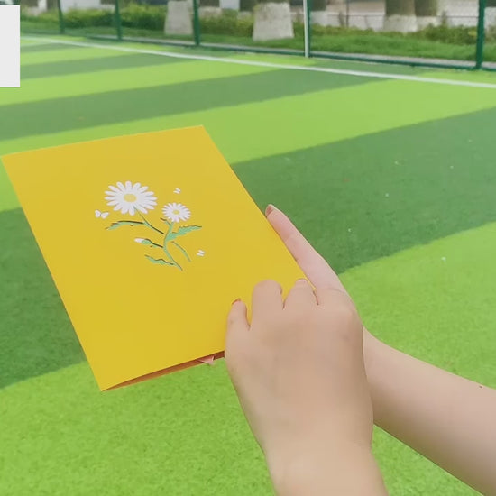 Daisy Bouquet Pop Up Card