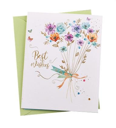 Best Wishes Cards - Butterfly Series - Q&T 3D Cards and Envelopes