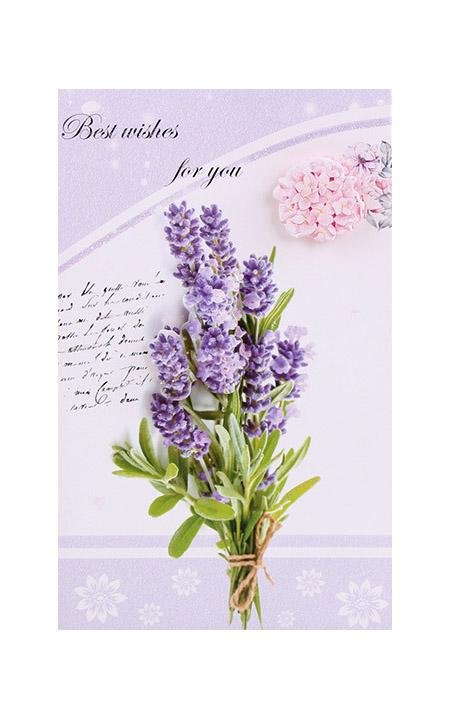 Best Wishes Greeting Cards - Bouquet Series - Q&T 3D Cards and Envelopes