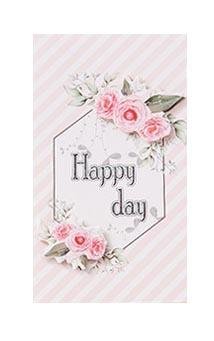 Best Wishes Greeting Cards - Frame Series - Q&T 3D Cards and Envelopes