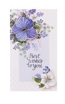 Best Wishes Greeting Cards - Frame Series - Q&T 3D Cards and Envelopes