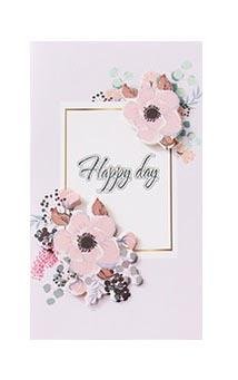 Best Wishes Greeting Cards - Frame Series - Q&T 3D Cards and Envelopes