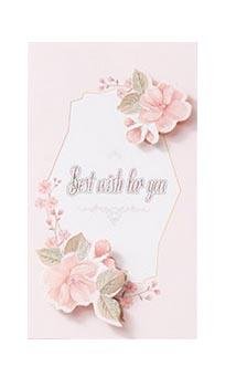 Best Wishes Greeting Cards - Frame Series - Q&T 3D Cards and Envelopes