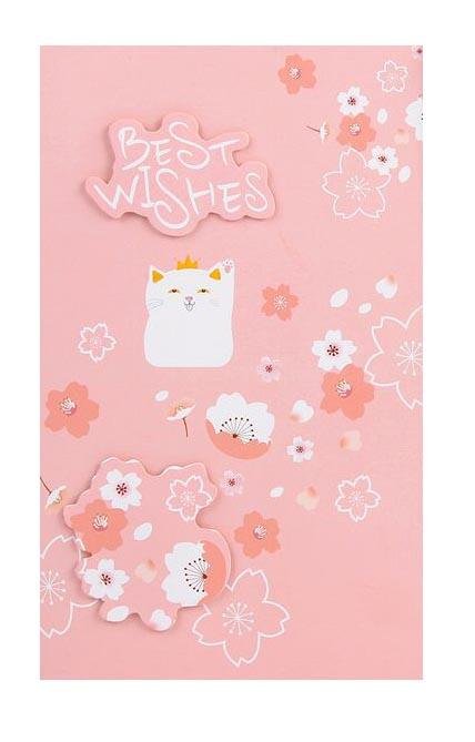 Best Wishes Greeting Cards - Sakura Series - Q&T 3D Cards and Envelopes