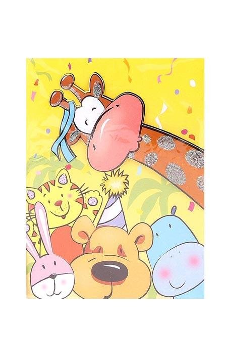 Birthday Cards - Cartoon Series with Sound - Q&T 3D Cards and Envelopes