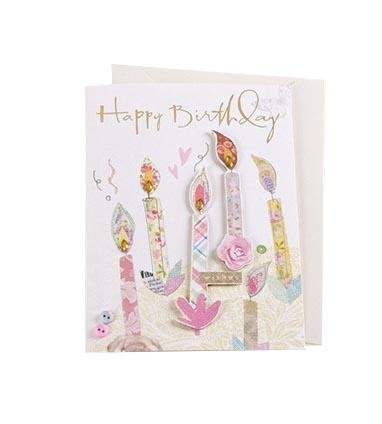 Birthday Cards - Sketched Series - Q&T 3D Cards and Envelopes