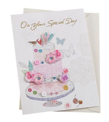 Birthday Cards - Sketched Series - Q&T 3D Cards and Envelopes