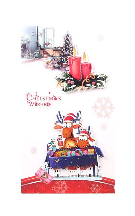 Christmas Cards - Candle Series - Q&T 3D Cards and Envelopes