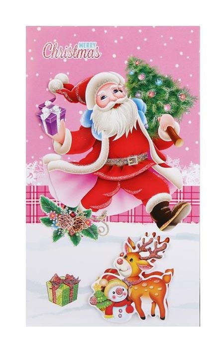 Christmas Cards - Colourful Series - Q&T 3D Cards and Envelopes