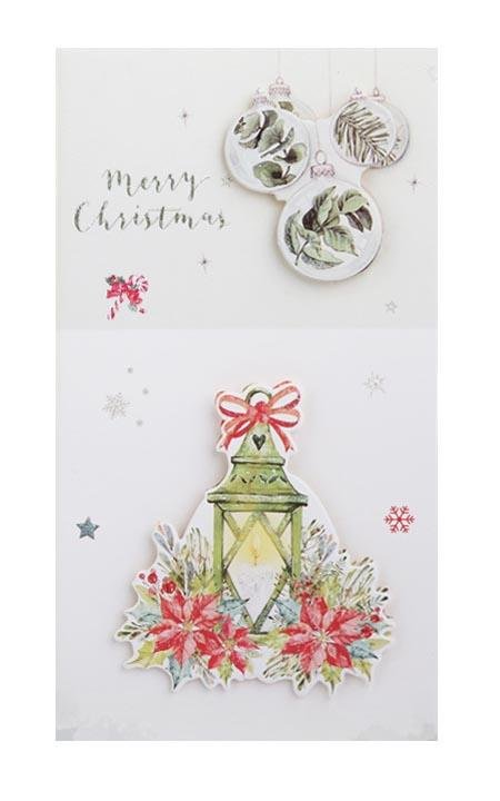 Christmas Cards - Grey Series - Q&T 3D Cards and Envelopes