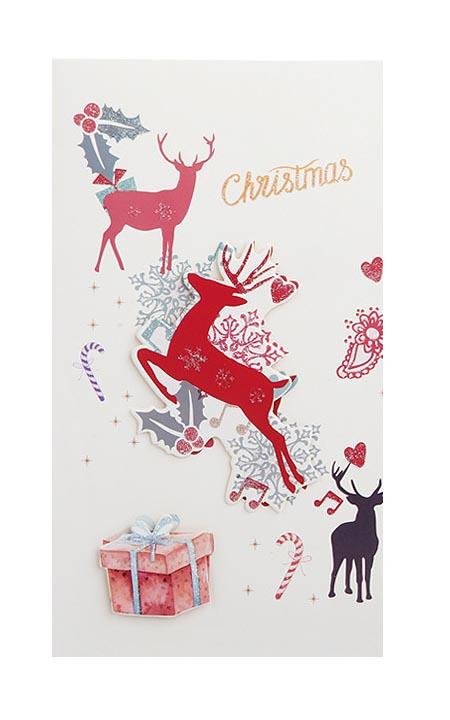 Christmas Cards - Grey Series - Q&T 3D Cards and Envelopes