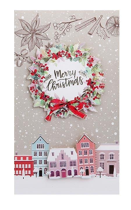 Christmas Cards - Grey Series - Q&T 3D Cards and Envelopes