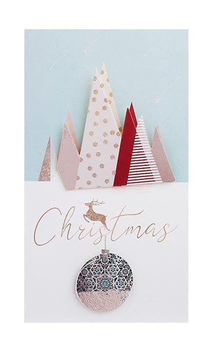 Christmas Cards - Grey Series - Q&T 3D Cards and Envelopes