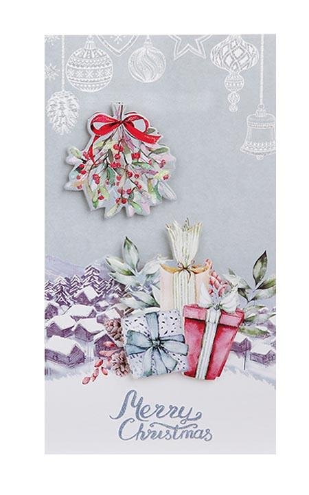 Christmas Cards - Grey Series - Q&T 3D Cards and Envelopes