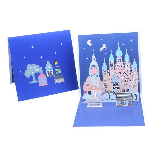 City Skyline Pop Up Card - Q&T 3D Cards and Envelopes