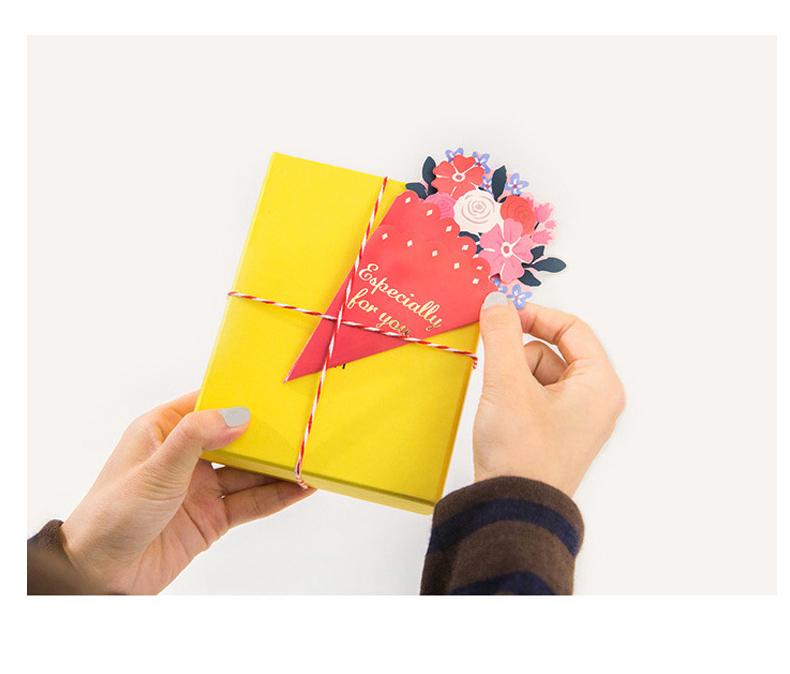 Especially For You Small Flower Bouquet Greeting Card - Q&T 3D Cards and Envelopes