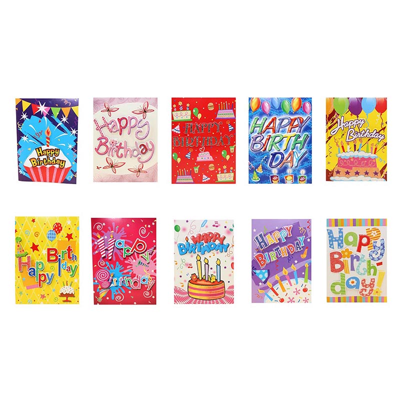 Sound Playing Birthday Cards - 10 Styles