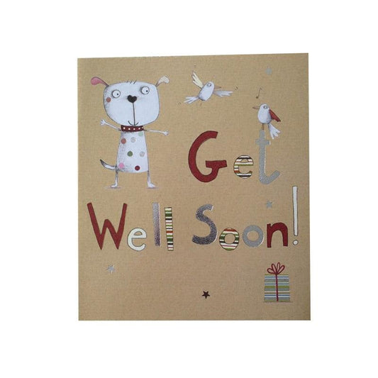 Get Well Soon Greeting Card - Q&T 3D Cards and Envelopes