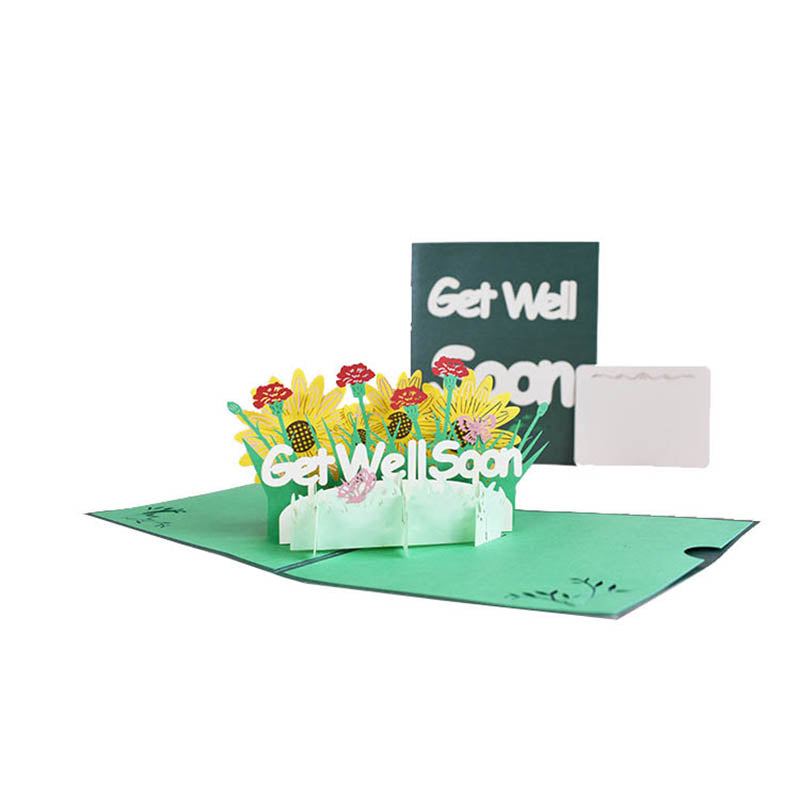 Get Well Soon Pop Up Card