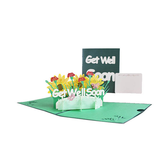 Get Well Soon Pop Up Card