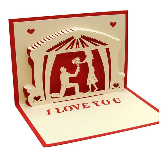 I Love You Pop Up Card