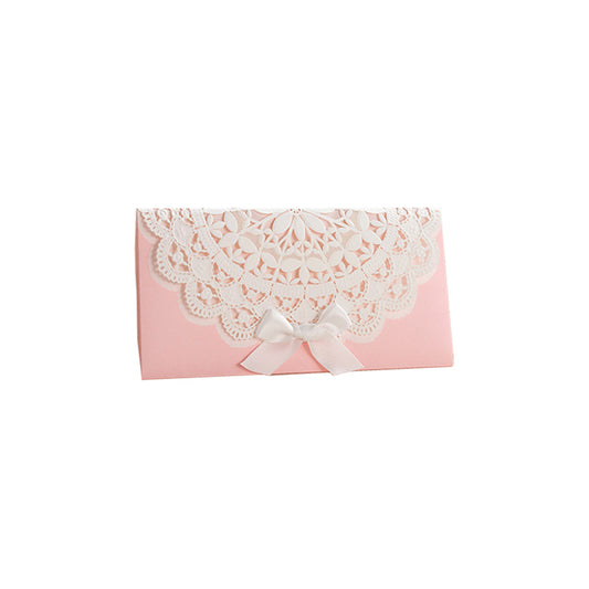 Pink Decorative Money Envelope | Wallet | Birthday Gift, Valentines Day, Wedding Present | Fancy Envelope