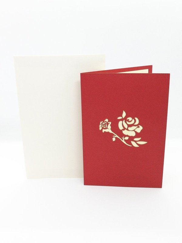 Love Pop Up Card - Engagement - Q&T 3D Cards and Envelopes