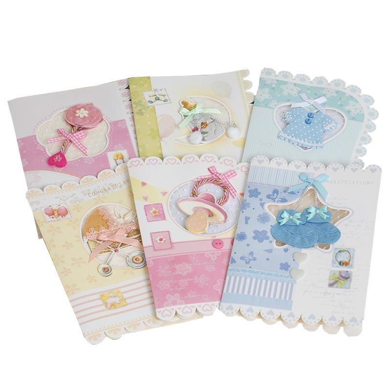 New Baby Cards - Classic Series - Q&T 3D Cards and Envelopes